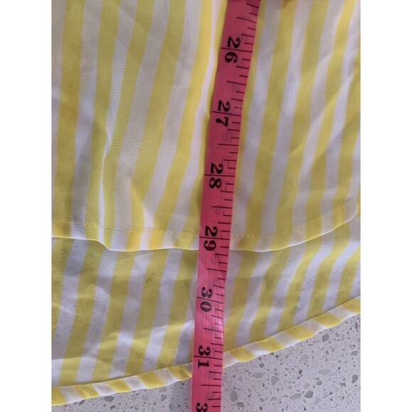 NWT Torrid button Up Blouse Semi Shear Stripped Long Sleeve Size 2 2XL - Picture 5 of 6